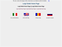 Tablet Screenshot of luigigobbi.com